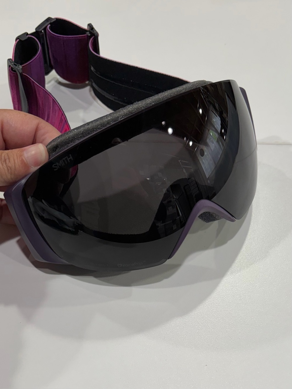 Smith I/O Mag S Ski Goggles Size Small ChromaPop Pink NWT OTG Extra Lens